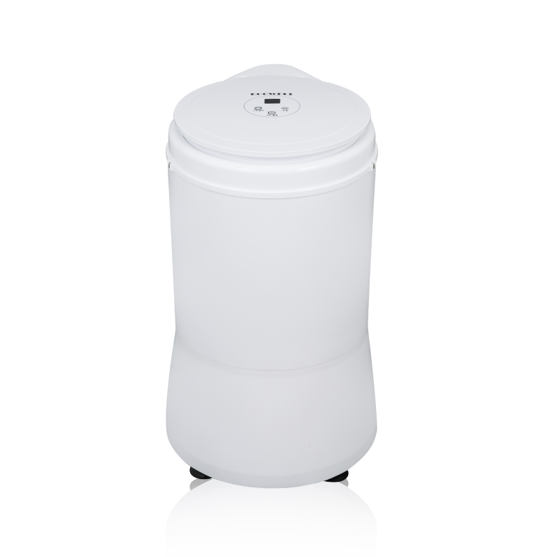 Hoe voorkom je dat kleding in de war raakt of in de war raakt bij gebruik van de Mini Countertop Spin Dryer?