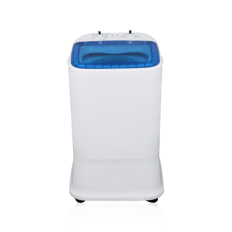 Compacte wasmachine van 3 kg, draagbaar, stille werking met perfecte centrifugefunctie