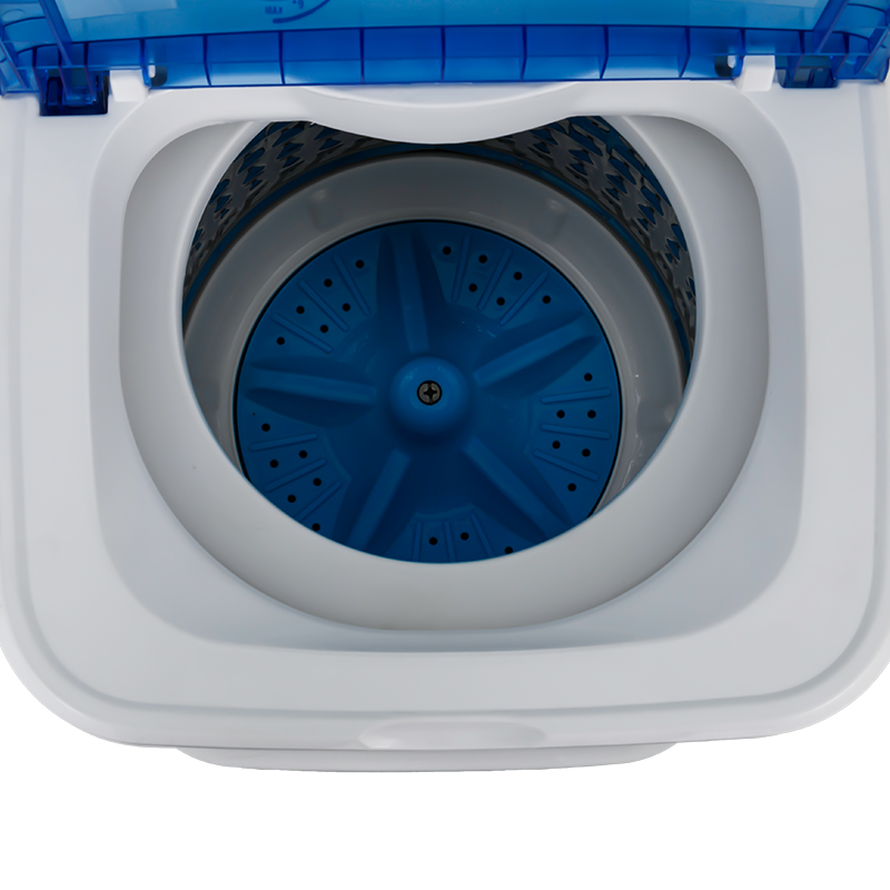 Compacte wasmachine van 3 kg, draagbaar, stille werking met perfecte centrifugefunctie